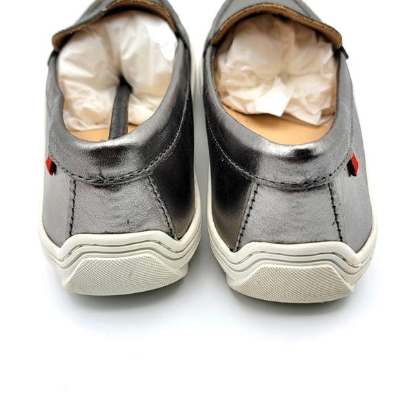 Marc Joseph Metallic Leather Loafer Size 5.5. S1035 - Picture 4 of 6